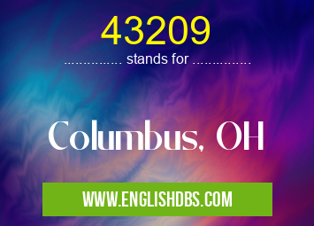 43209 means Columbus, OH 43209