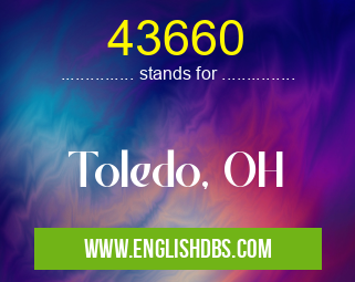 43660 means Toledo, OH 43660