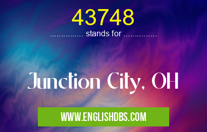 43748 means Junction City, OH 43748