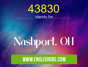 43830 means Nashport, OH 43830