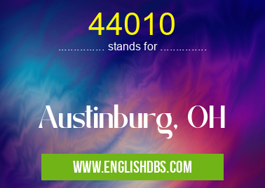 44010 means Austinburg, OH 44010