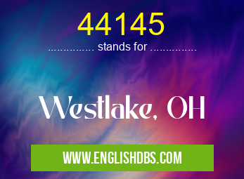 44145 means Westlake, OH 44145
