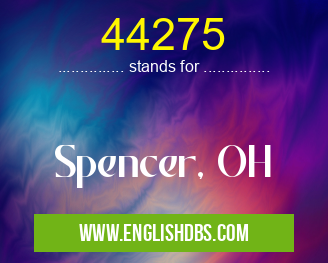 44275 means Spencer, OH 44275