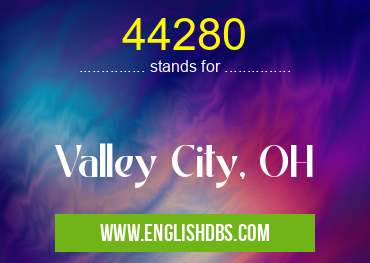 44280 means Valley City, OH 44280