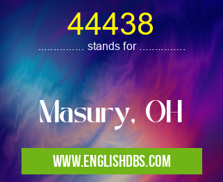 44438 means Masury, OH 44438
