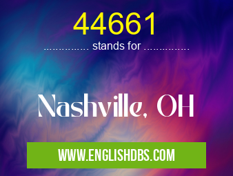 44661 means Nashville, OH 44661
