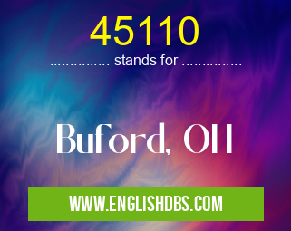 45110 means Buford, OH 45110