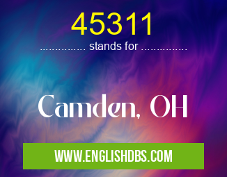 45311 means Camden, OH 45311