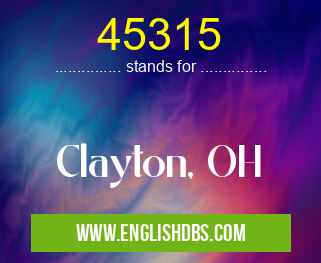 45315 means Clayton, OH 45315