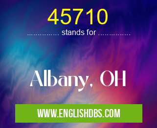 45710 means Albany, OH 45710