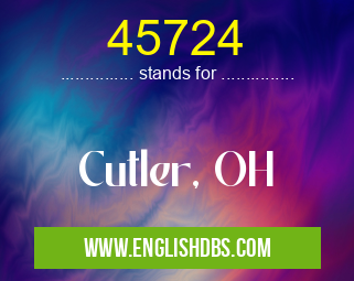 45724 means Cutler, OH 45724