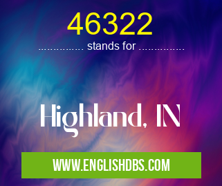 46322 means Highland, IN 46322