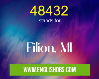 48432 means Filion, MI 48432