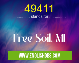 49411 means Free Soil, MI 49411