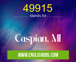 49915 means Caspian, MI 49915