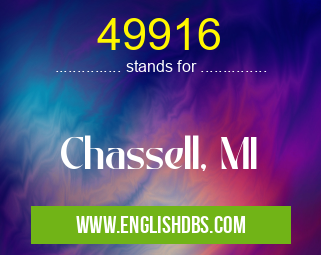 49916 means Chassell, MI 49916