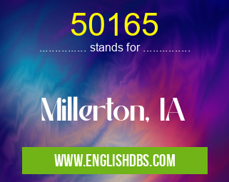 50165 means Millerton, IA 50165