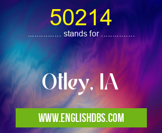50214 means Otley, IA 50214