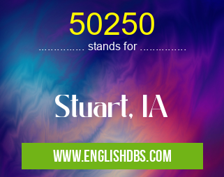 50250 means Stuart, IA 50250