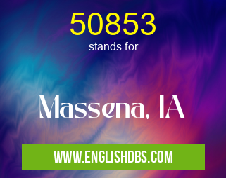 50853 means Massena, IA 50853