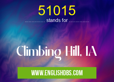 51015 means Climbing Hill, IA 51015