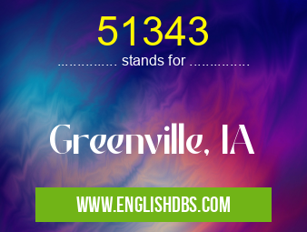 51343 means Greenville, IA 51343
