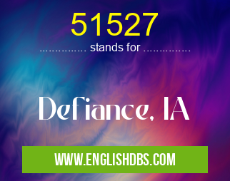 51527 means Defiance, IA 51527
