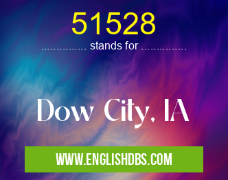 51528 means Dow City, IA 51528