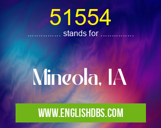 51554 means Mineola, IA 51554