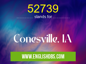52739 means Conesville, IA 52739