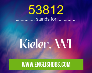 53812 means Kieler, WI 53812