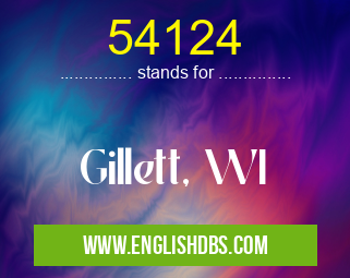 54124 means Gillett, WI 54124