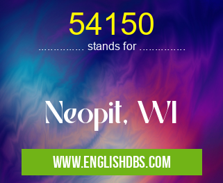 54150 means Neopit, WI 54150