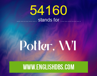 54160 means Potter, WI 54160