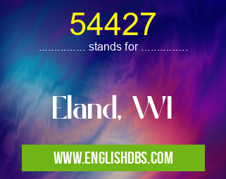 54427 means Eland, WI 54427