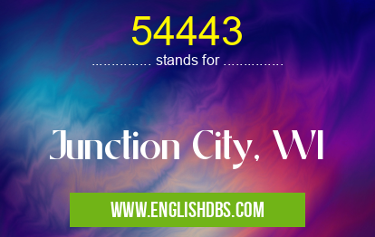 54443 means Junction City, WI 54443
