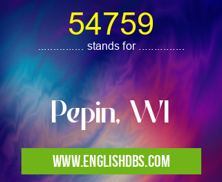 54759 means Pepin, WI 54759