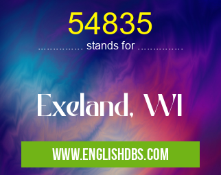 54835 means Exeland, WI 54835