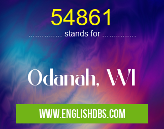 54861 means Odanah, WI 54861