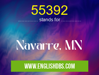 55392 means Navarre, MN 55392