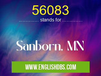 56083 means Sanborn, MN 56083