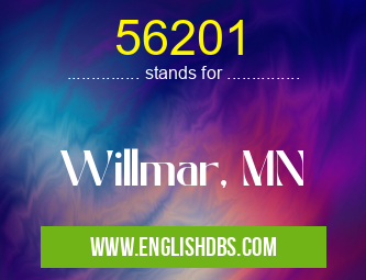 56201 means Willmar, MN 56201