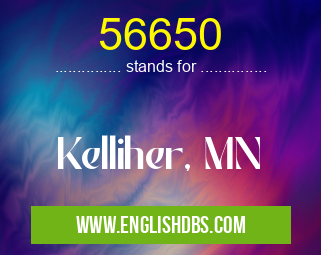 56650 means Kelliher, MN 56650