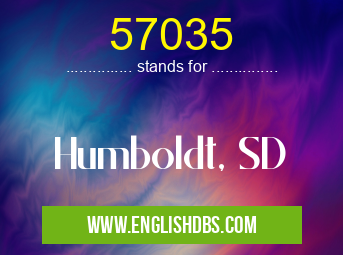 57035 means Humboldt, SD 57035