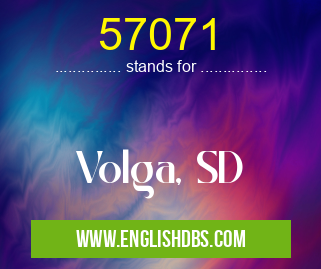 57071 means Volga, SD 57071