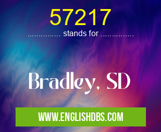 57217 means Bradley, SD 57217