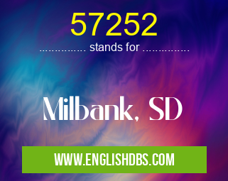 57252 means Milbank, SD 57252