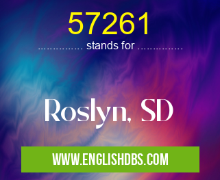 57261 means Roslyn, SD 57261