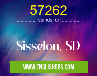 57262 means Sisseton, SD 57262