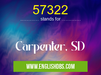 57322 means Carpenter, SD 57322